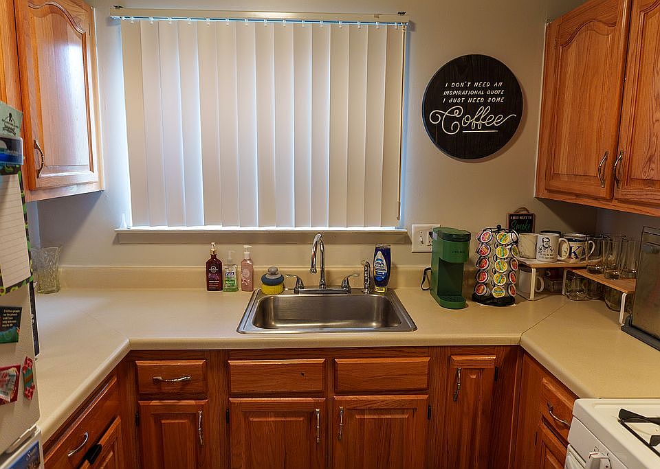 Sink has garbage disposal