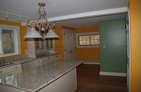 Kitchen island + Laundry area