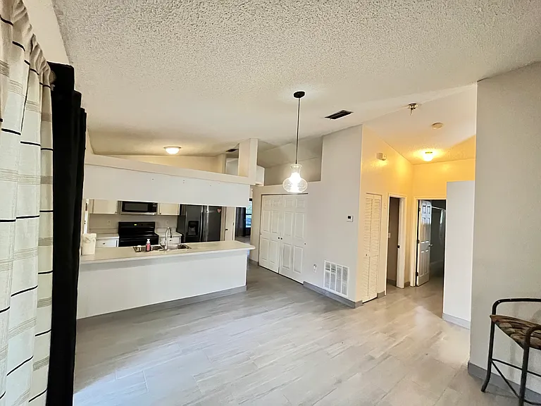 Family room with kitchen is the heart of this home