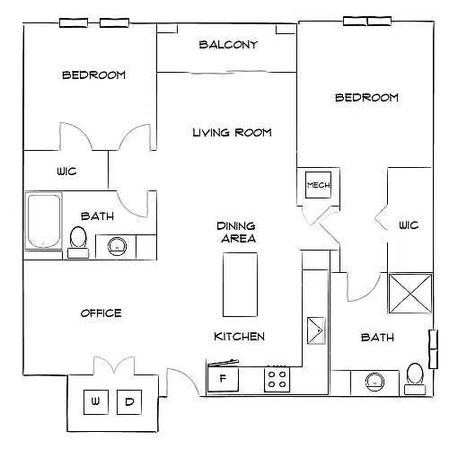 Floor plan Design 2F PII