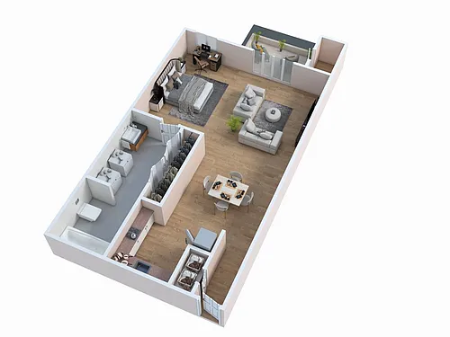 Floor plan DORY STUDIO