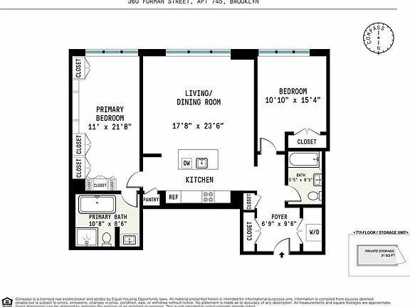 2nd image of 360 Furman St APT 745