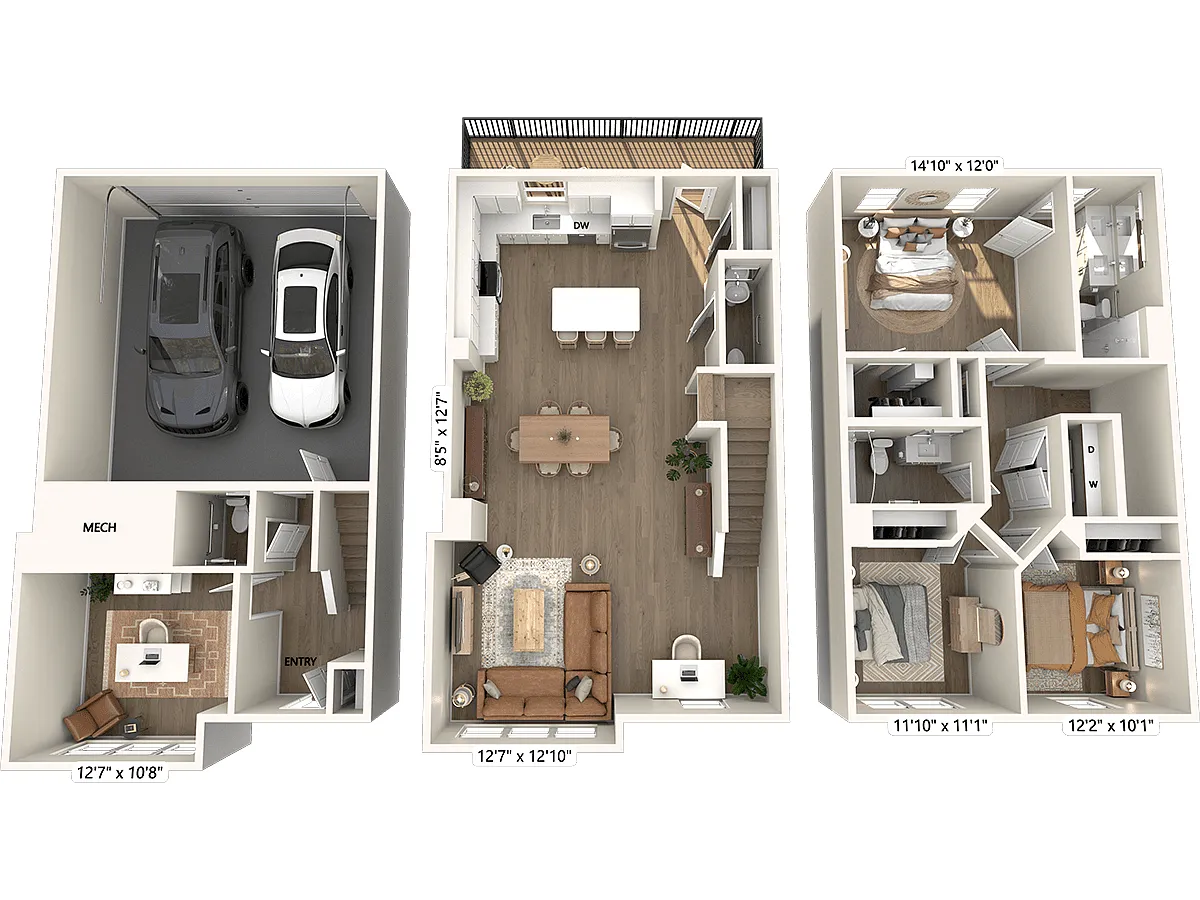 Floor plan C1T-Finish1-2027