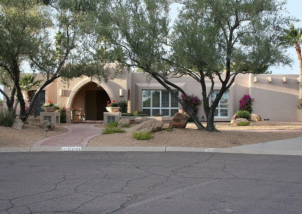 Desert Landscape in Front