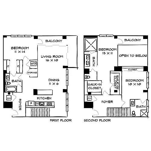 Floor plan City Lofts 3I