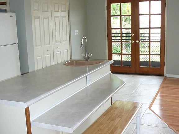 french doors lead to back yard