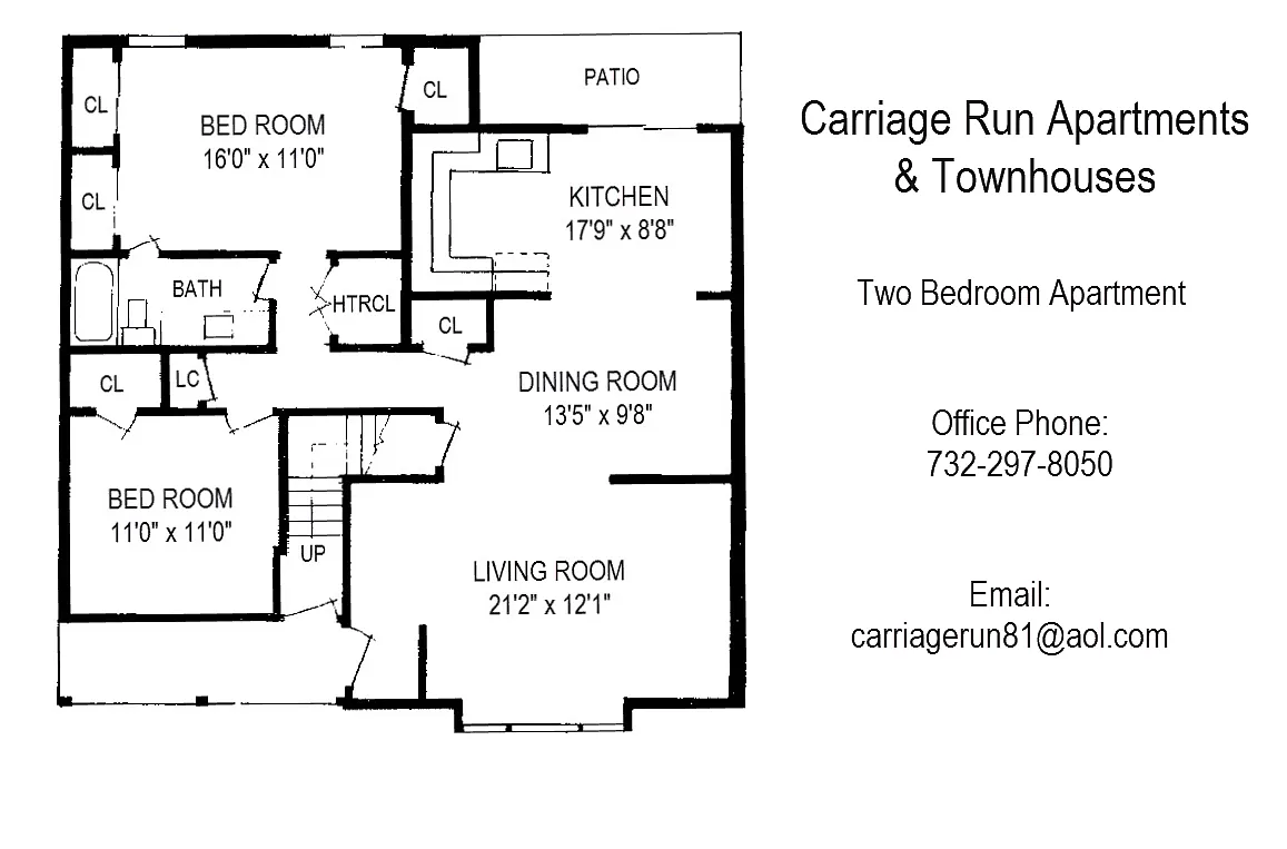 Floor plan Two Bedroom