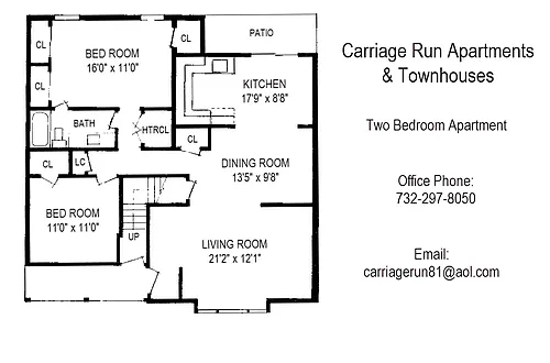 Floor plan Two Bedroom