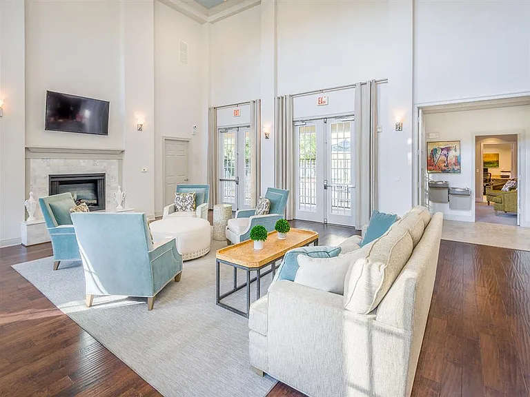 Interior of the resident clubhouse