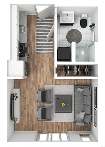 Floor plan Studio A.2