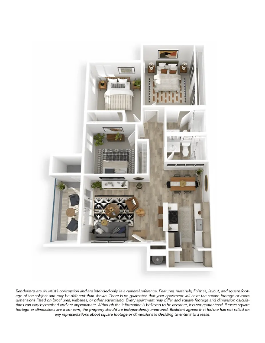 Floor plan 3x2 Premium