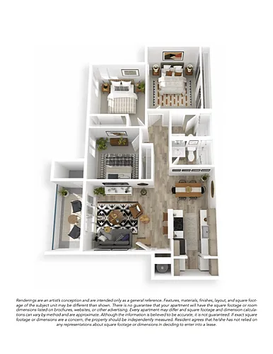 Floor plan 3x2 Premium