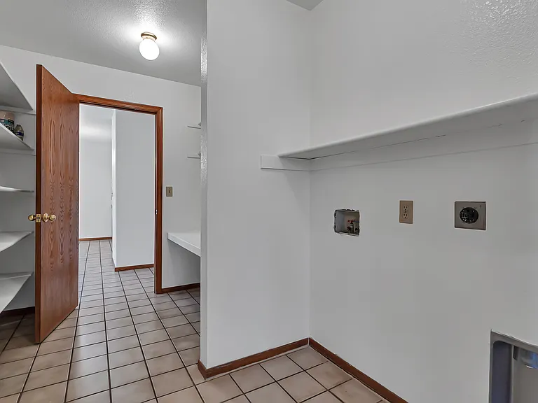Indoor Laundry and Large Pantry