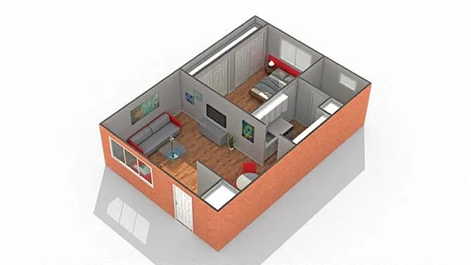 Floor plan Devon