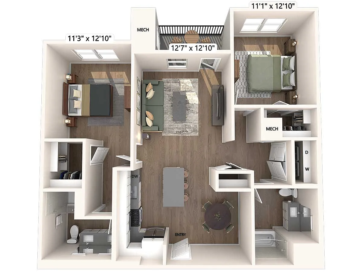 Floor plan BM13-Upgrade