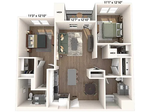 Floor plan BM13-Upgrade