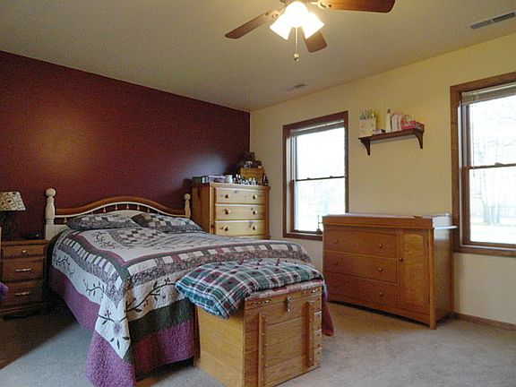 The master bedroom was an addition built in 2010 with interior dimensions of 13 ft. by 15 ft., and it blends so well with the rest of the home that you'd never know it was an addition!