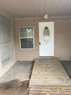 Side entrance