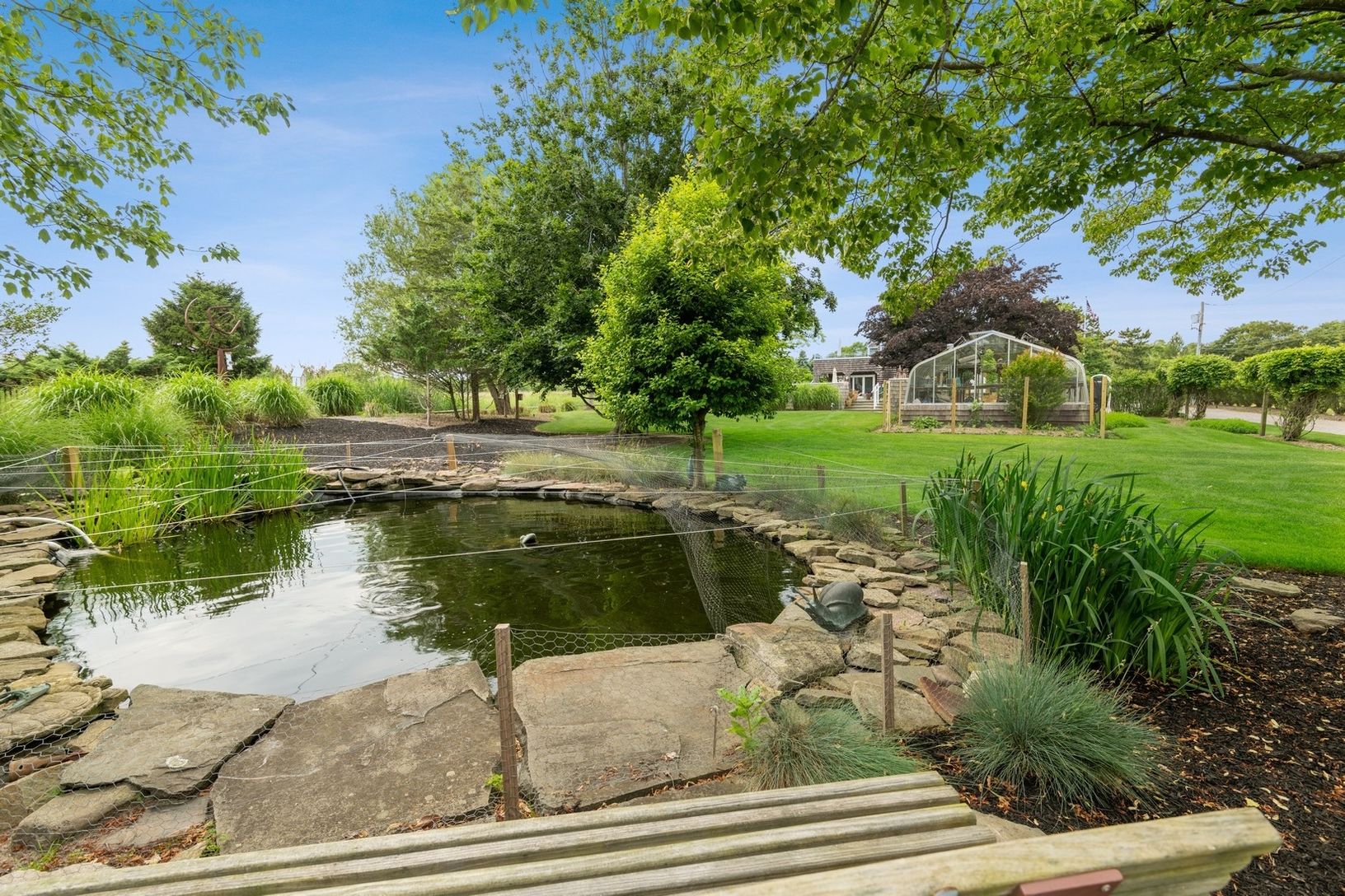  Koi Pond and the Greenhouse