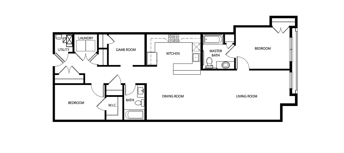 Floor plan Plan E