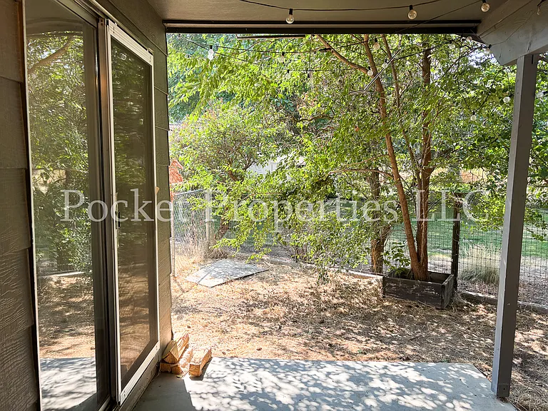 Backyard patio