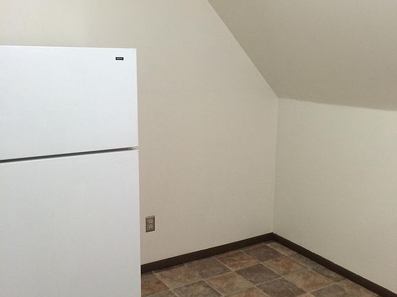 Kitchen with new flooring.