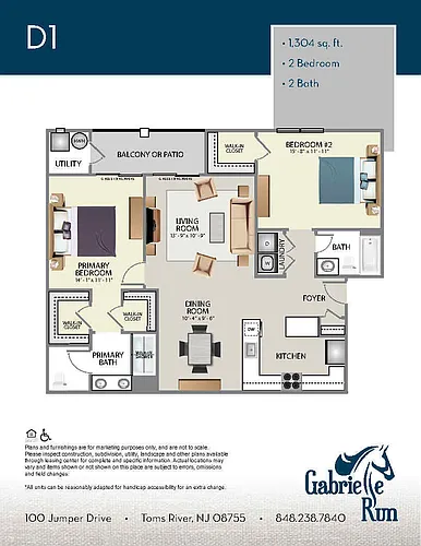 Floor plan D1