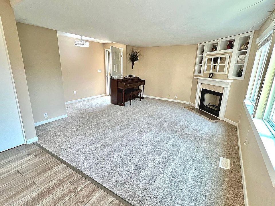 Living room and entry way