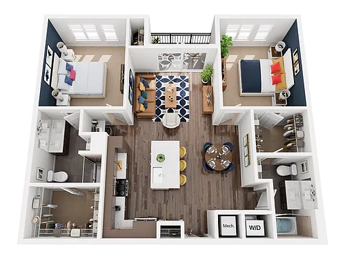 Floor plan B1