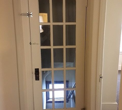Door to stairs