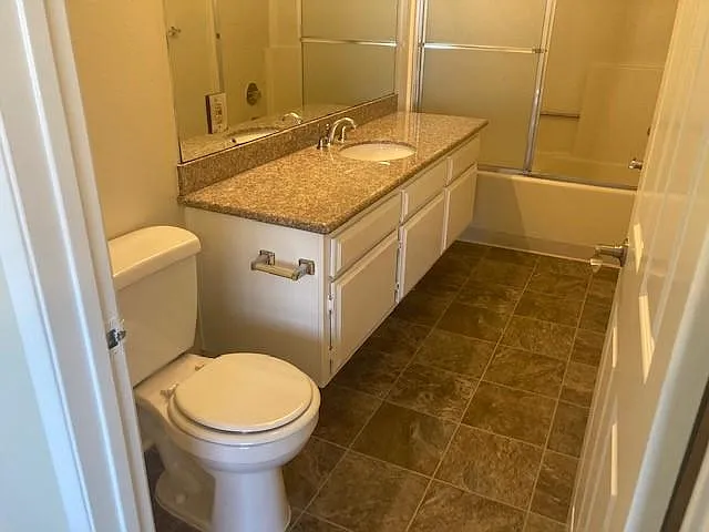 Bathroom with Granite Countertops!