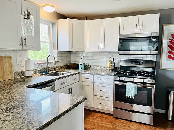 Fully updated kitchen with stainless appliance and granite countertops