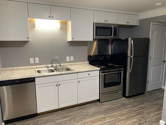 kitchen with stainless steel appliances