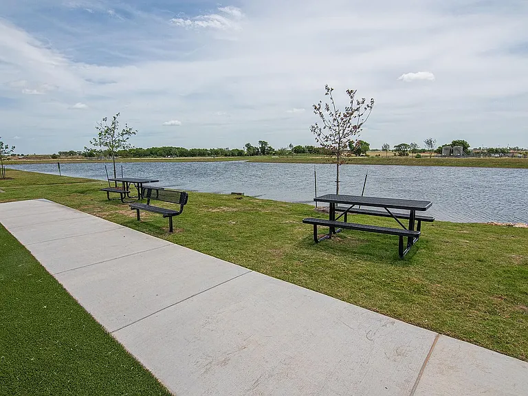Pond and walking trail