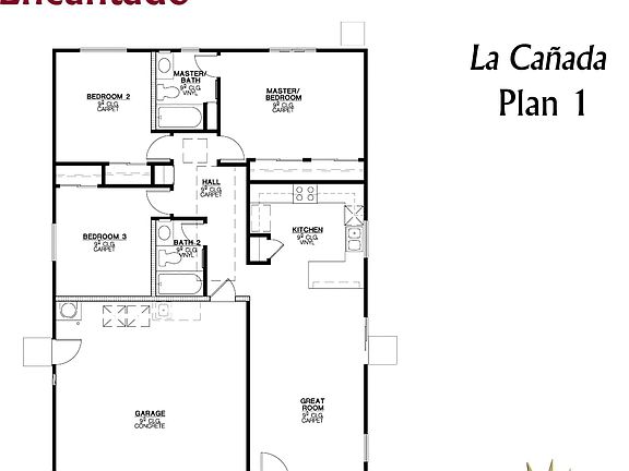 Floor Plan 3bed/2bath