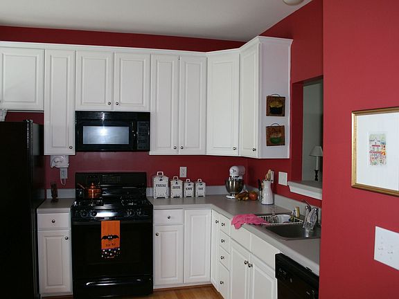 Kitchen with gas stove