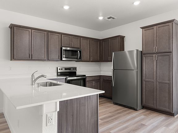 A chef-ready kitchen awaits.