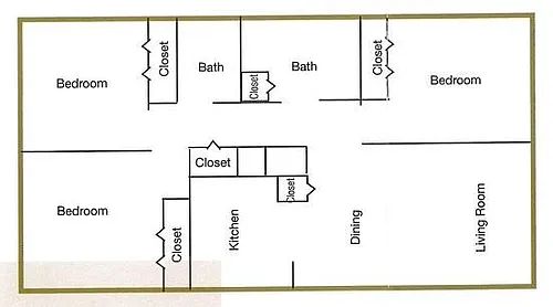 Floor plan 3 Bedroom