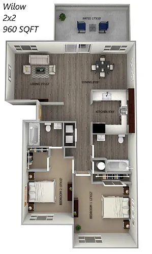 Floor plan Willow