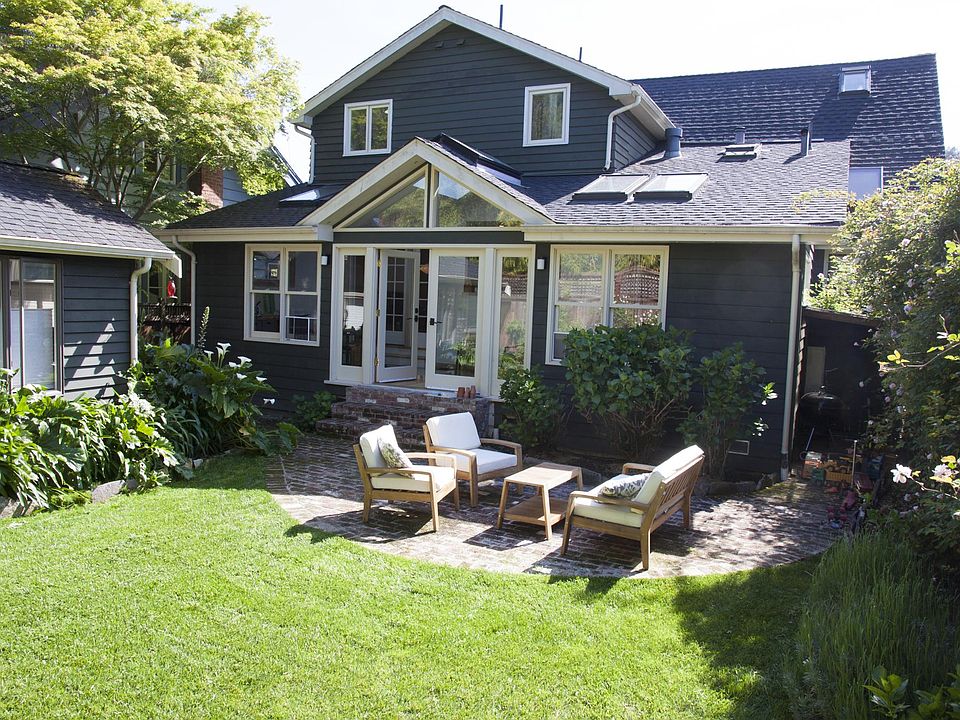 Back Yard with brick patio and total privacy