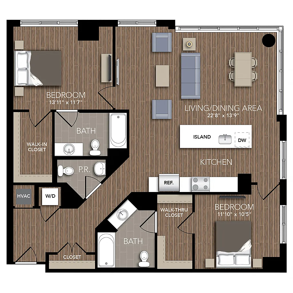 Floor plan B2A