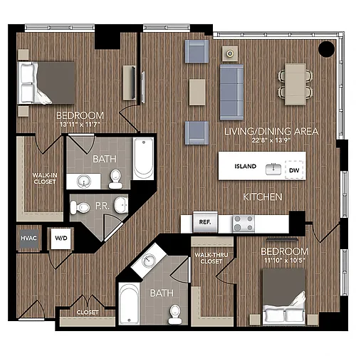 Floor plan B2A