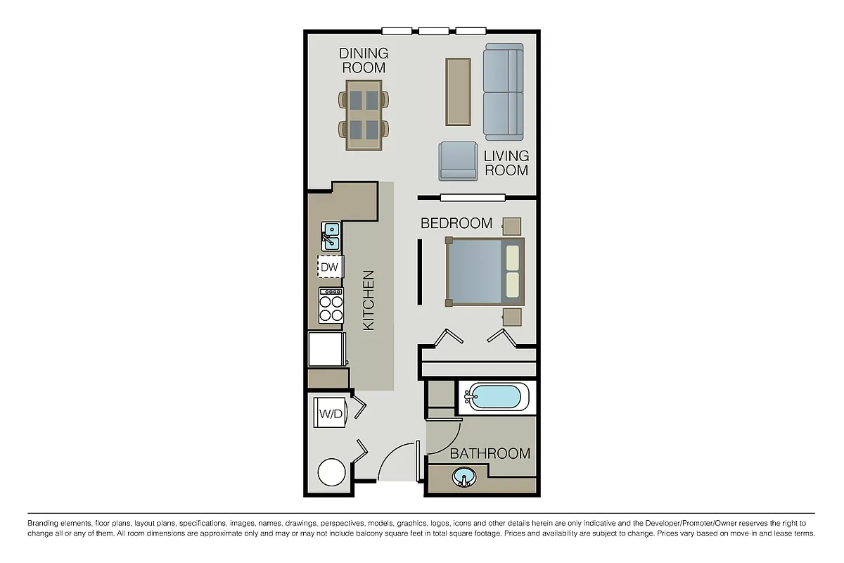 Floor plan Plan 1B