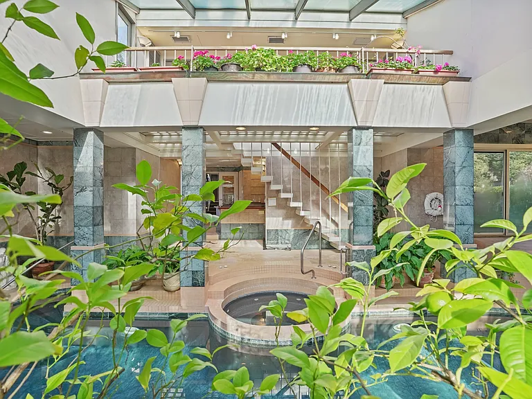 Solarium above the Indoor Pool.
