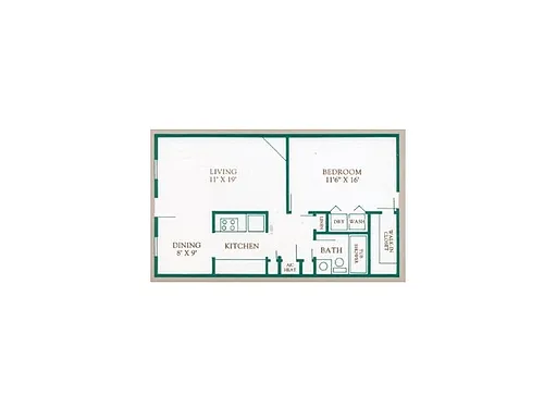 Floor plan R-1-1DN