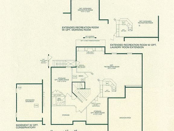 Wynterhall Basement Floorpla
