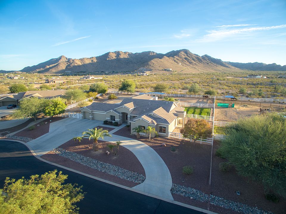 Aerial of house and property