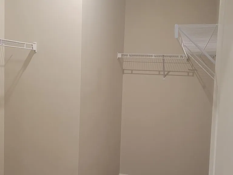 Master bed closet