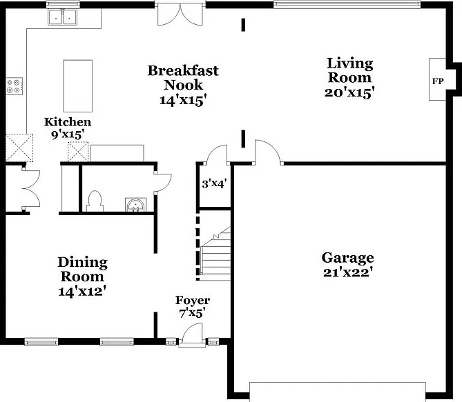 4 bed, 2.5 bath, 2353 sqft, $2,465 — Photo 2