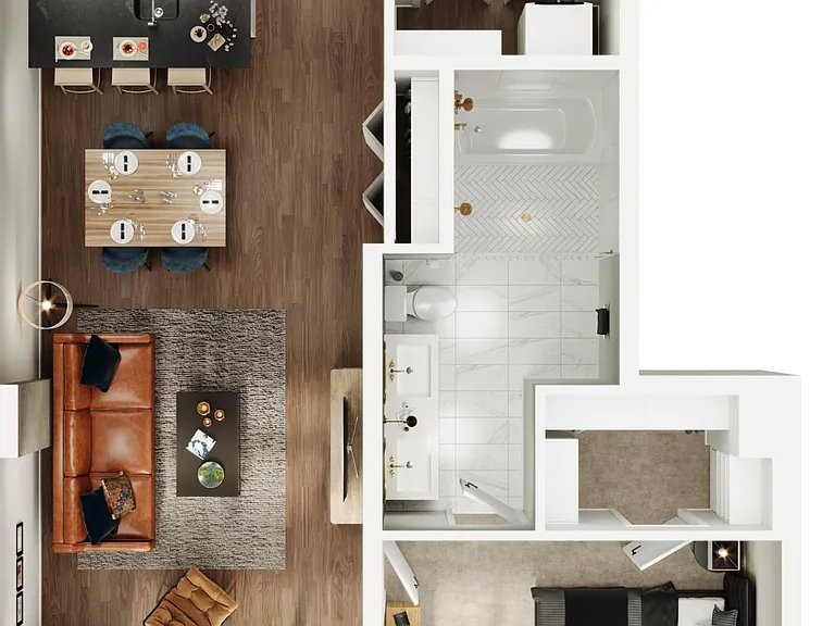 Globeflower 3D floor plan